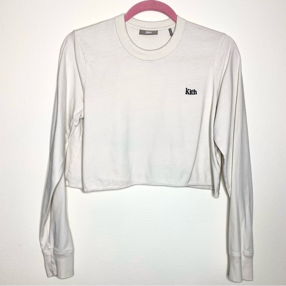 KITH long sleeve off white shirt 🤍